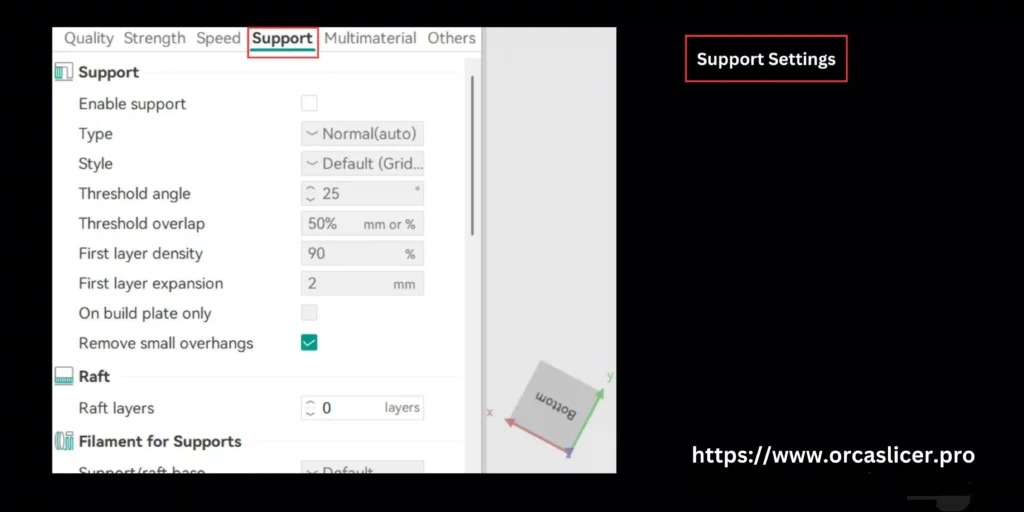 Orca Slicer Wiki | Print settings, Calibration, Support Structures support settings of orca slicer Orca Slicer 3D Printing Slicer | Download Latest Version 2025
